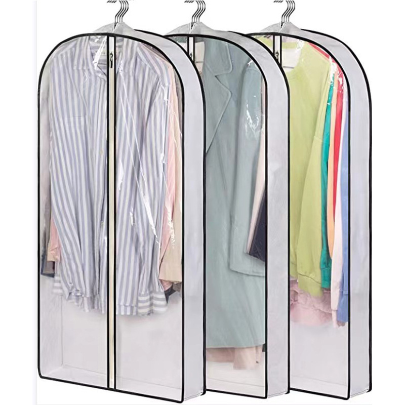 Transparent PVC & Brand New Non-woven Garment Bag for Suits and Coats