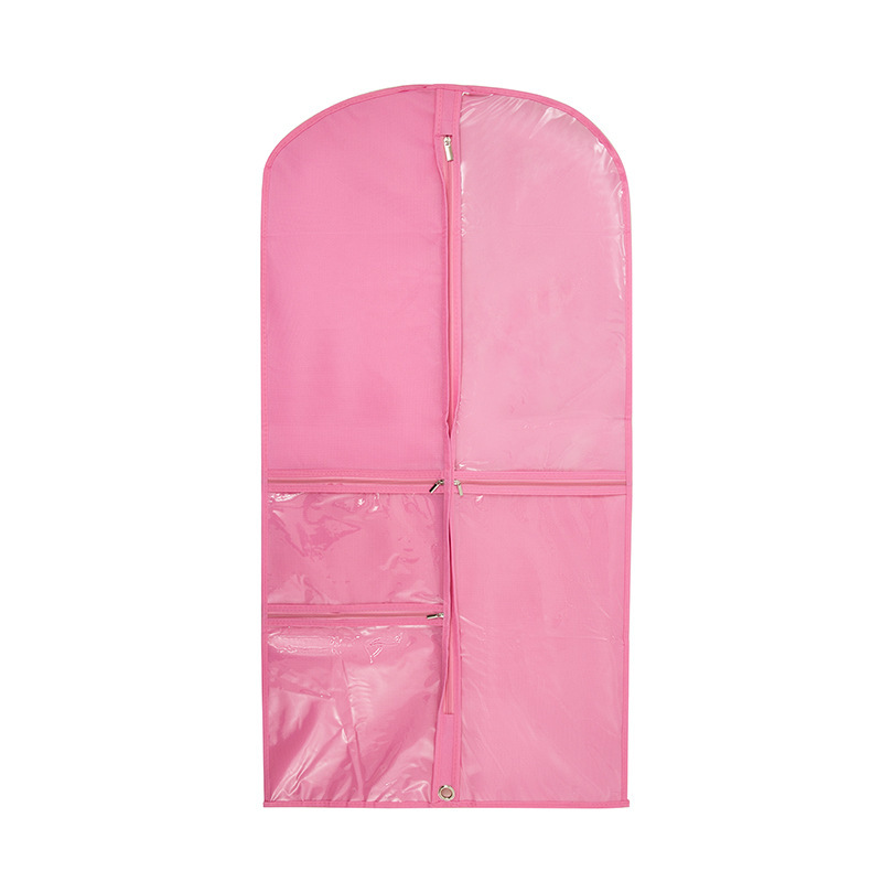 Non Woven Children Clothes Dust Bag Pink Girl Ballet Dress Dust Cover Suit Set