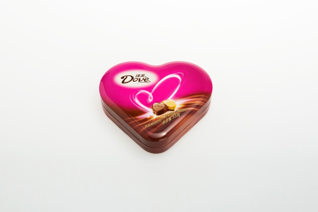 Heart Tin Chocolate Tin DD0484A-01