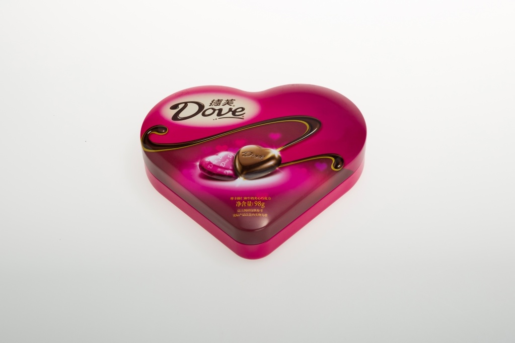 Heart Tin Chocolate Tin DD0440B-01