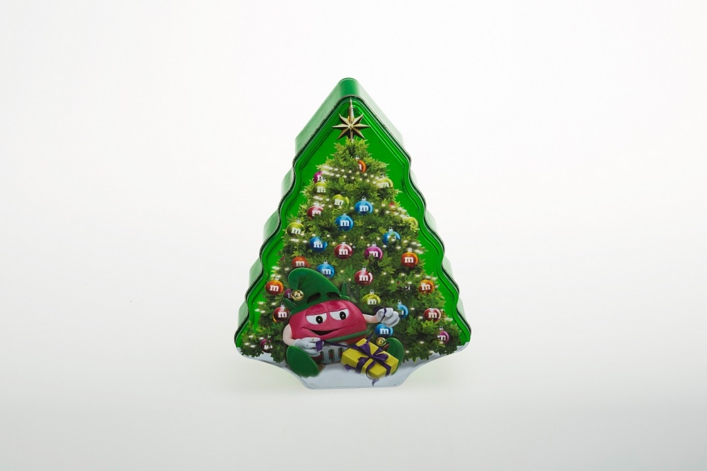 Christmas Tree Shape Tin Box DR0407A-01