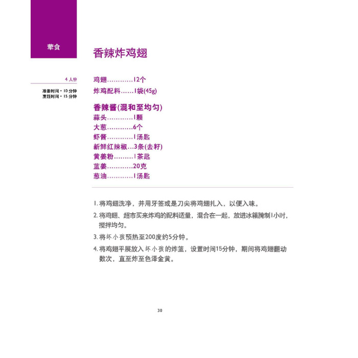 壞小孩美食功夫食譜——香辣炸雞翅