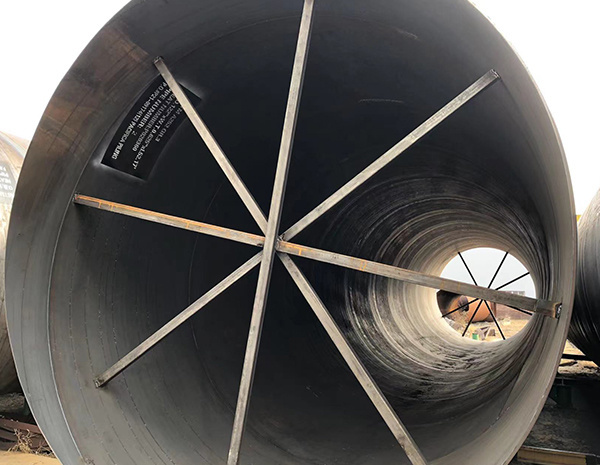 Spiral welded pipe