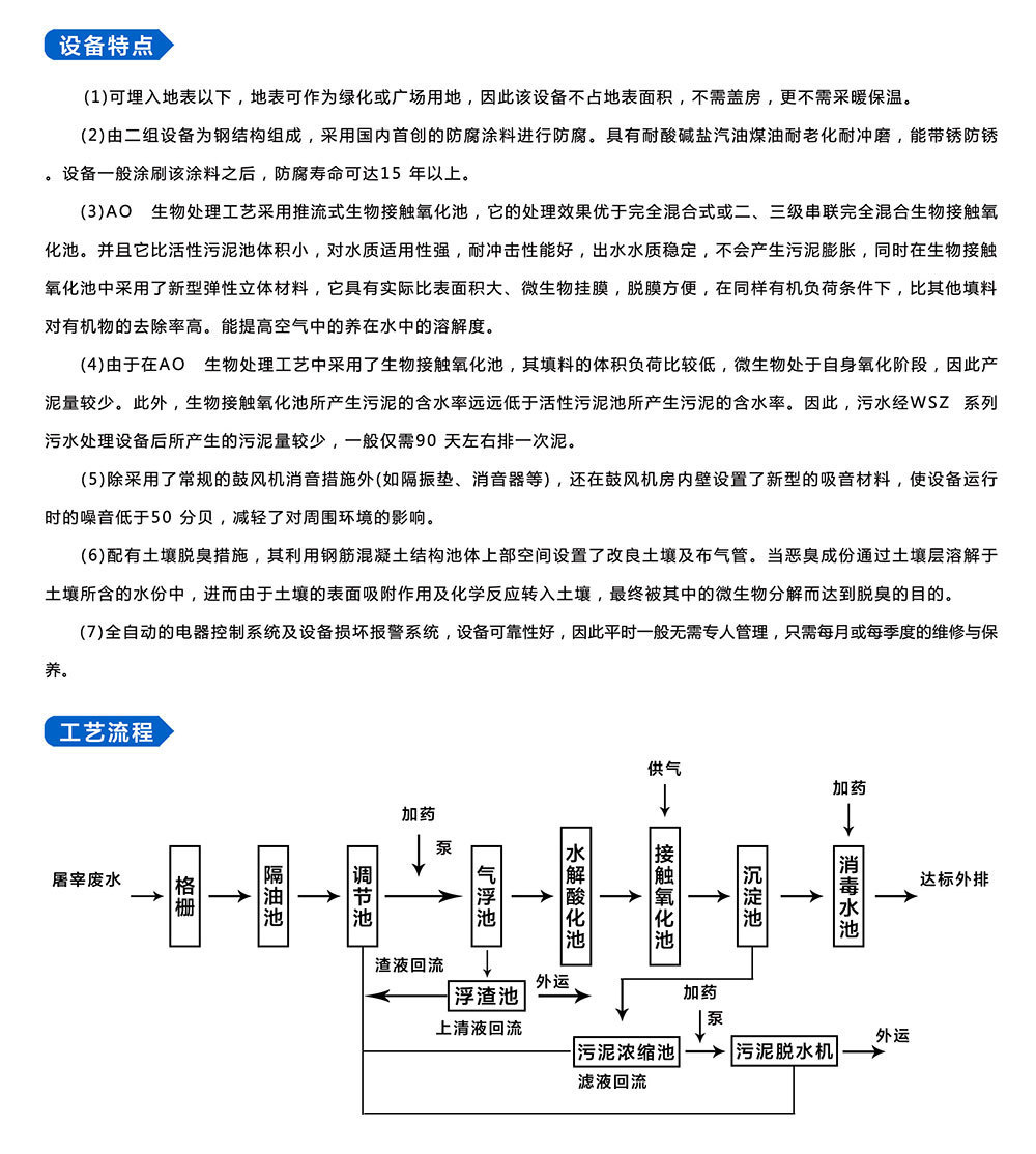HHT型MBR一體化污水處理設備
