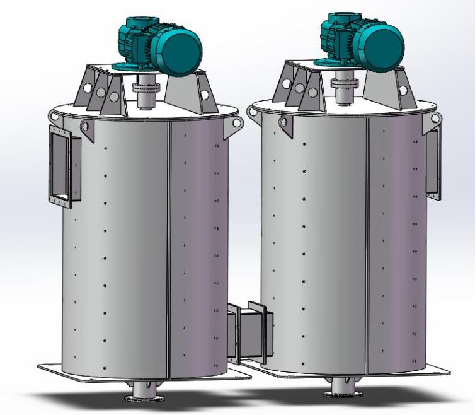 HMW intelligent mineral fine material stirring and scrubbing machine