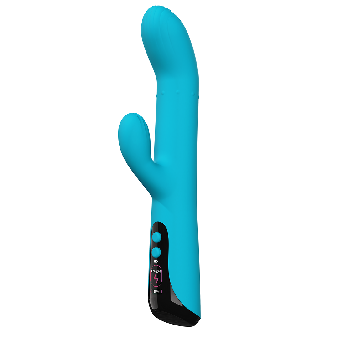 Deevin-LED Come Hither, Dual Vibrating Rabbit Vibrator