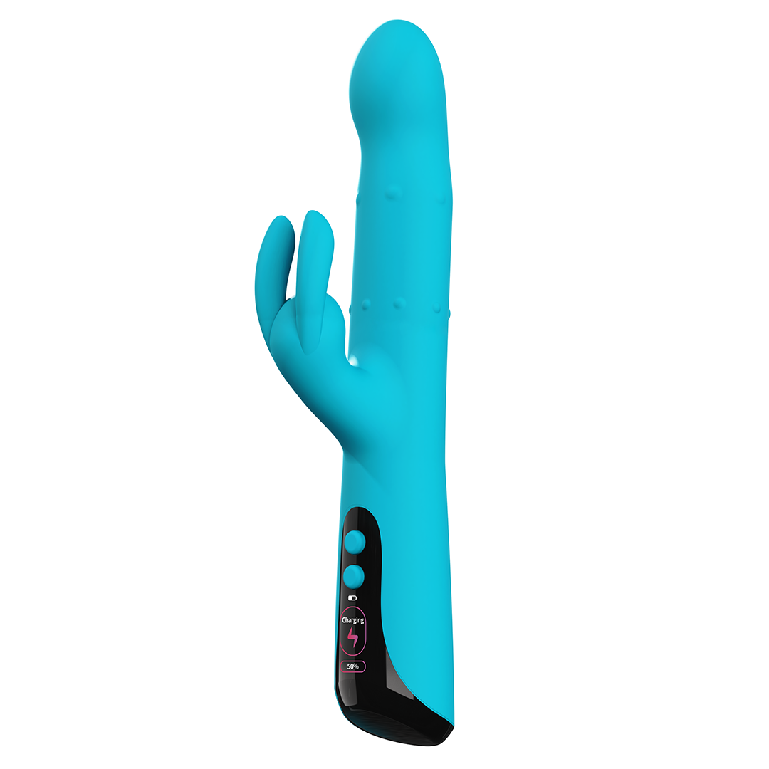 Luca - LED Display, Beads Rolling and Sliding,Vibrating G Spot Rabbit  Vibrators