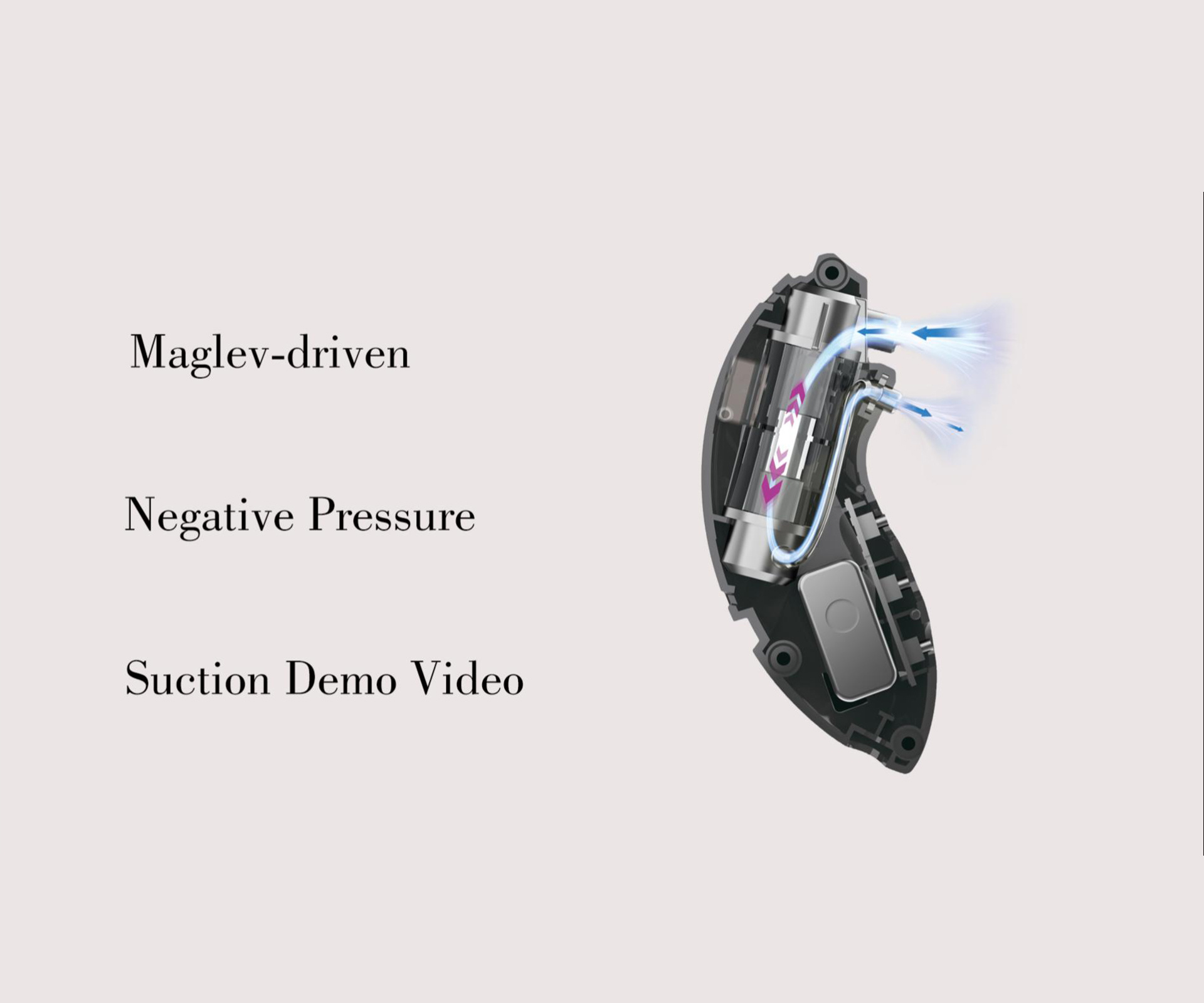 Maglev-driven Negative Pressure Suction Real Shot Demonstration Maglev-driven Negative Pressure Suction Real Shot Demonstration
