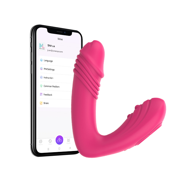 Amélie App control remoto empuje y vibrador panty vibrador