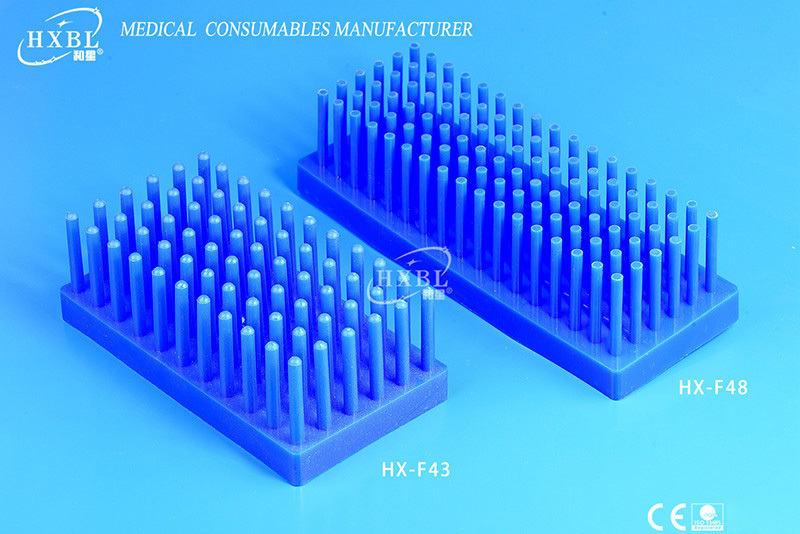 Cylindrical test tube rack