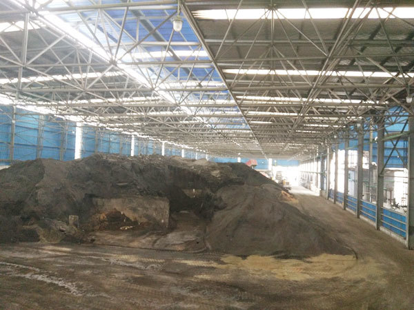 Zinc oxide raw material warehouse