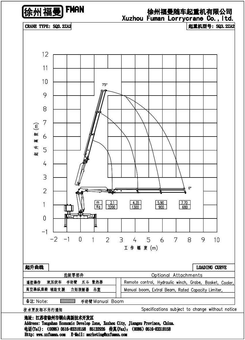 25吨折臂式起重机 SQ25Z