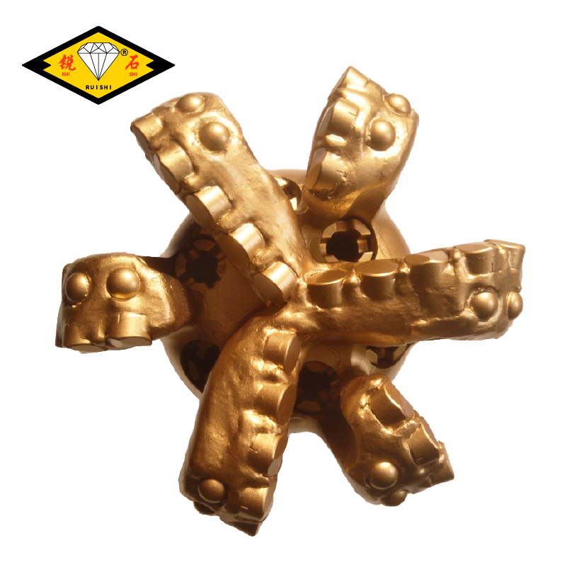 6 1/8 inches API pdc bits with 13mm cutters and 6 blades for medium hard formations