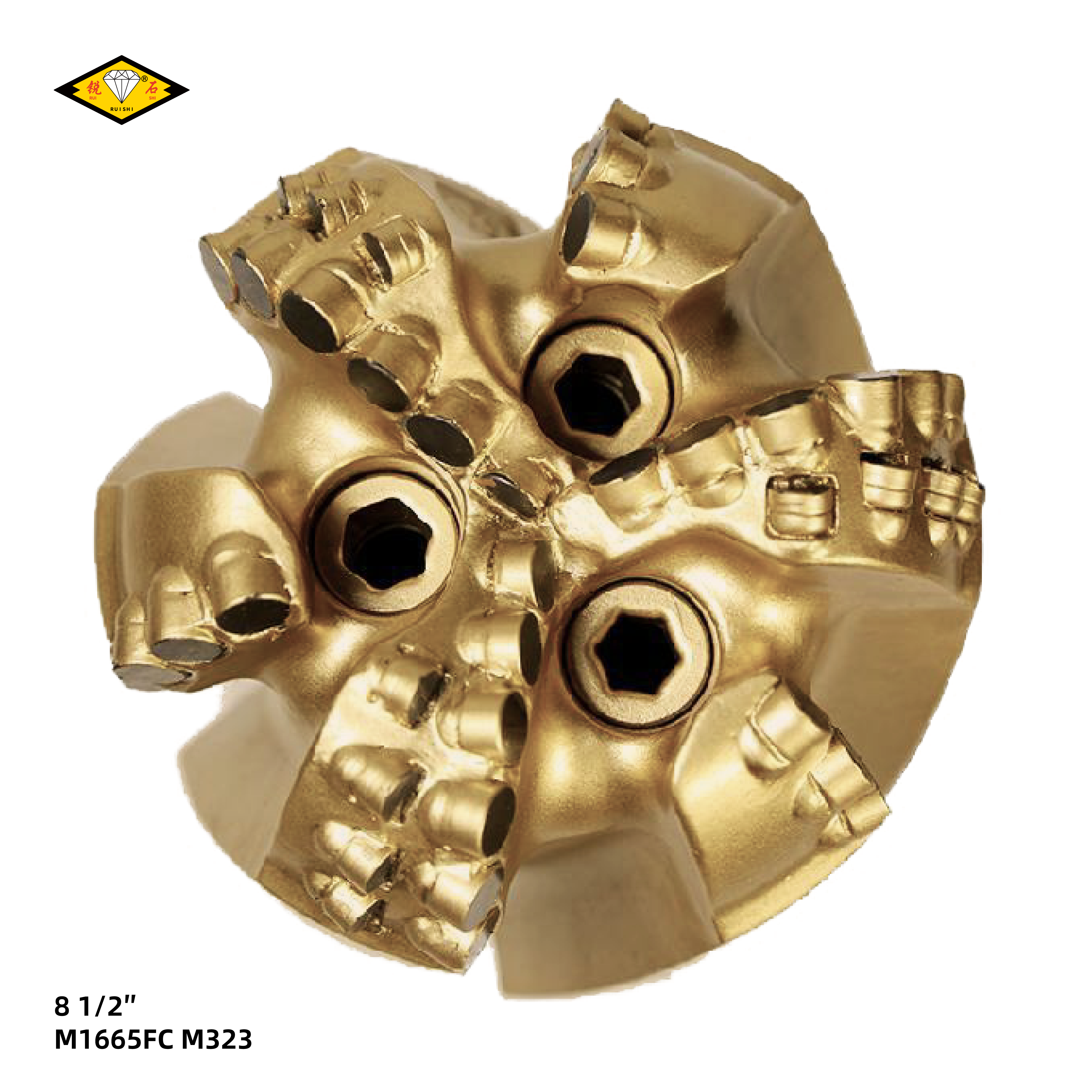8 1/2 inches API pdc matrix body bits with 16mm cutters and 6 blades for hard formations