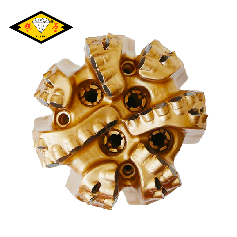 6 1/2 inches API pdc matrix body bits with 13mm cutters and 7 blades for medium hard formations