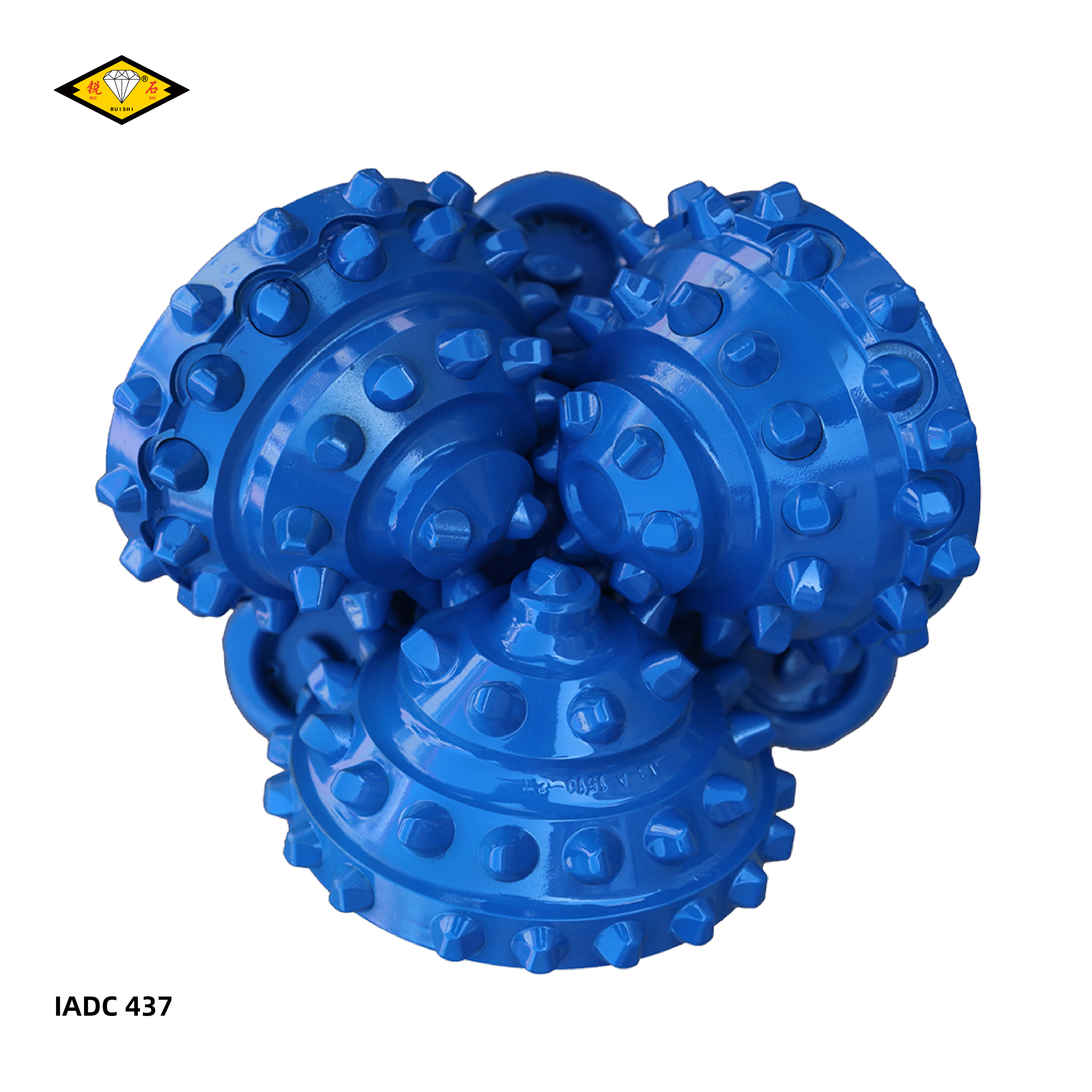 IADC437, tricone bits with TCI tooth for extremely soft formations with low compressive strength and high drillability