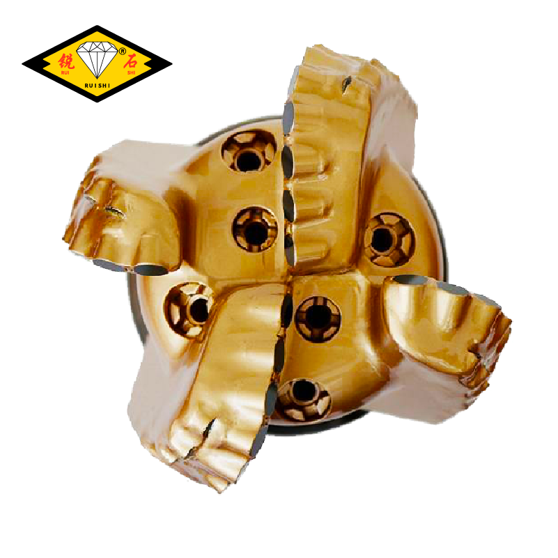 8 1/2 inches API pdc bits with 16mm cutters and 4 blades for medium soft formations