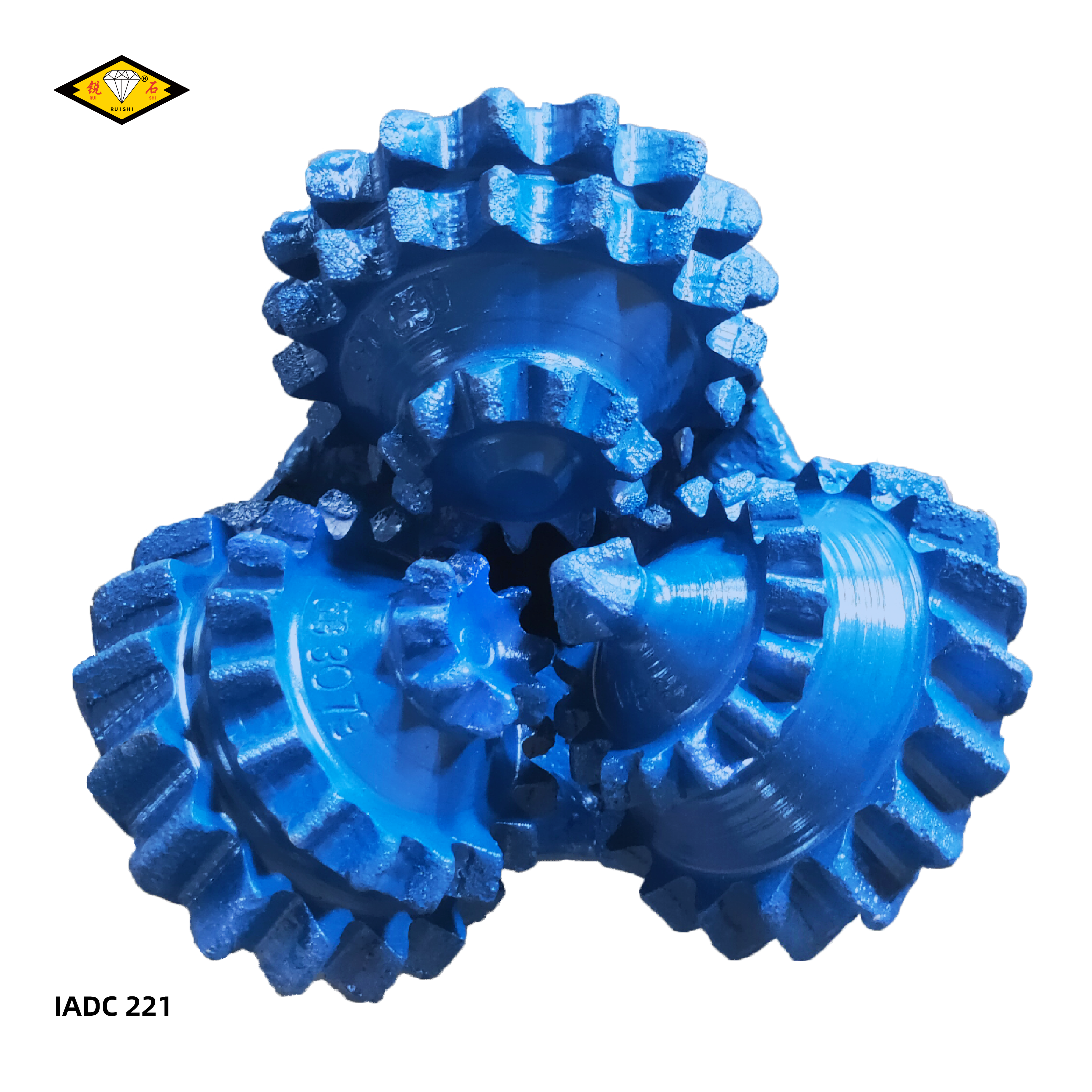 IADC221(C), tricone bits with milled tooth for soft to medium hard formations