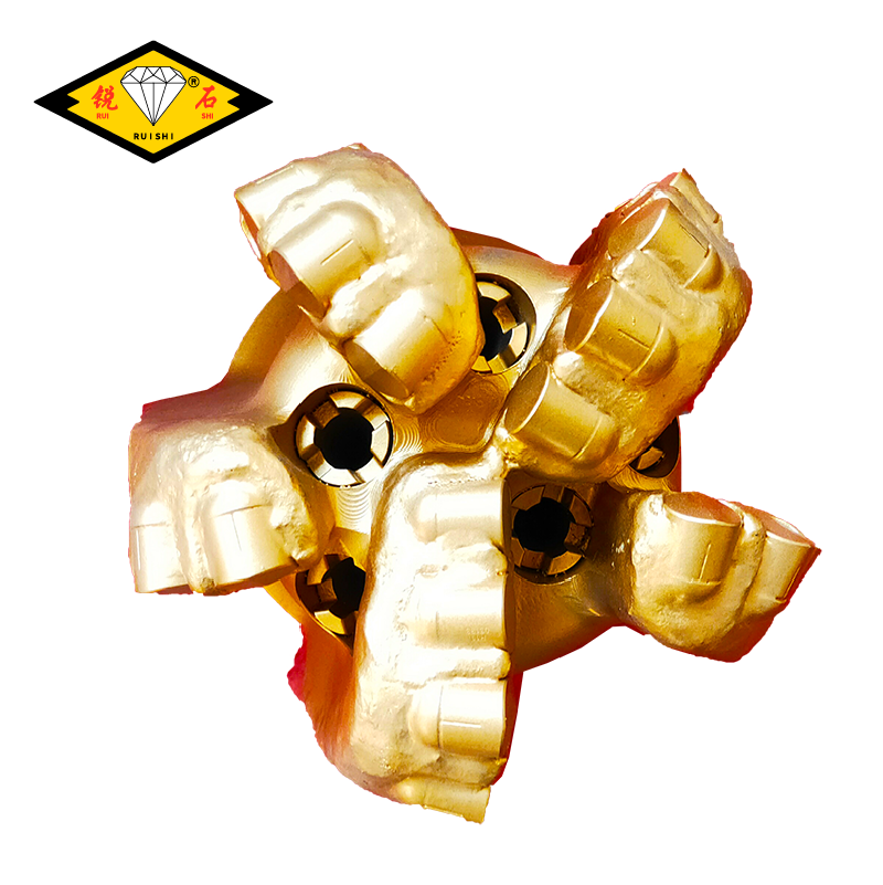 6 inches API pdc bits with 16mm cutters and 5 blades for medium hard formations