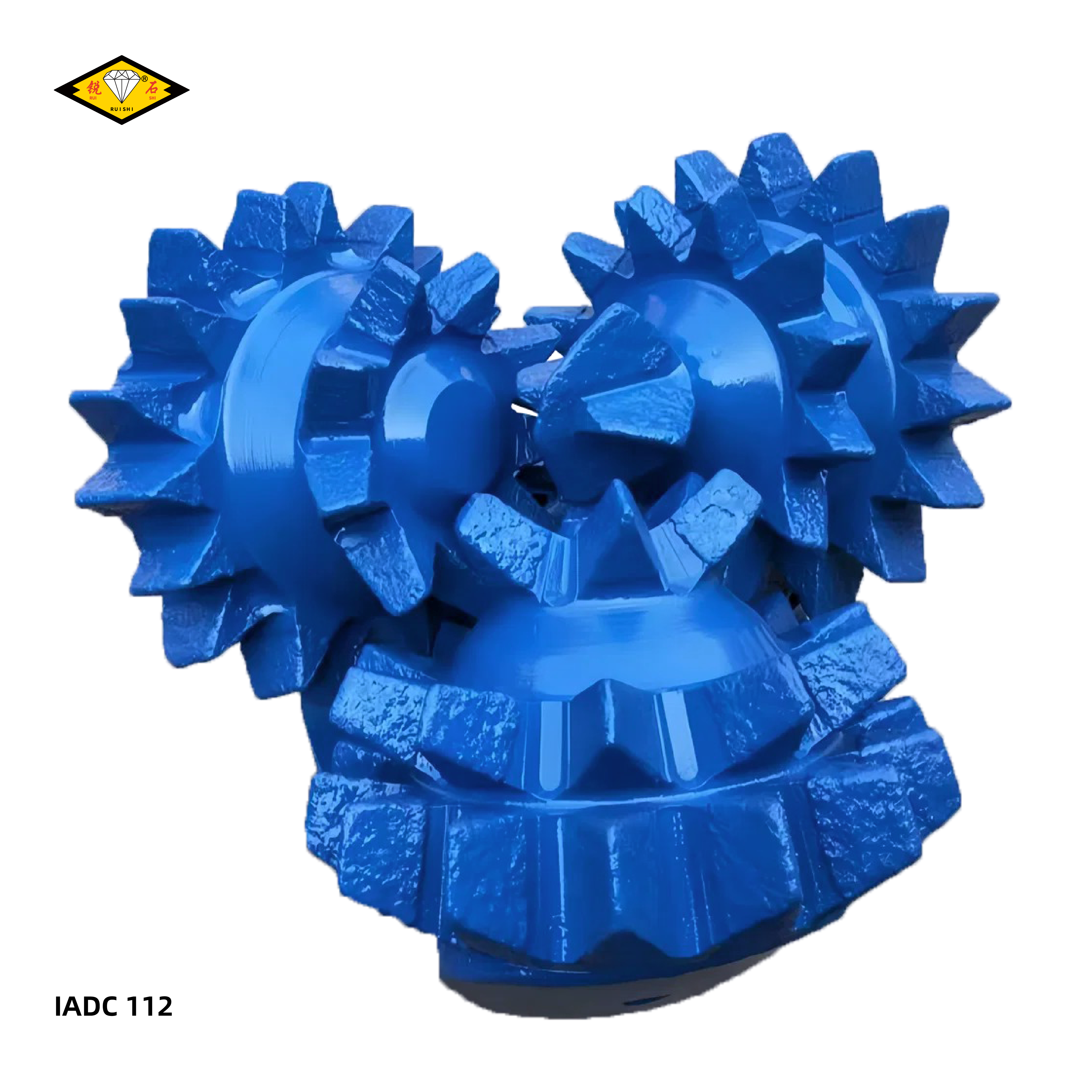 IADC112, tricone bits with milled tooth for medium hard formations, with high rock breaking efficiency and wear resistance