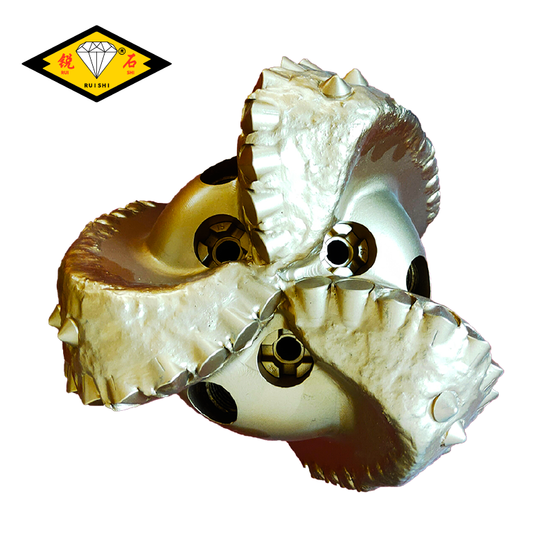 8 1/2 inches API pdc bits with 16mm cutters and 3 blades for soft to medium hard formations