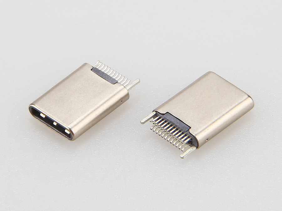 USB 3.1 TYPE CM 公座 24PIN 超薄夾板0.80mm