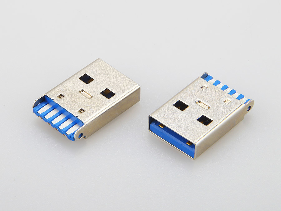 USB 3.0 AM 公座 9PIN 焊线式