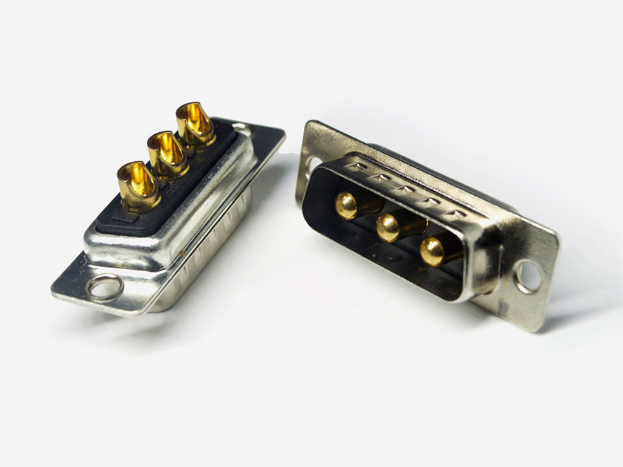 D-SUB 3W3 Male Socket Short Body Solder Type