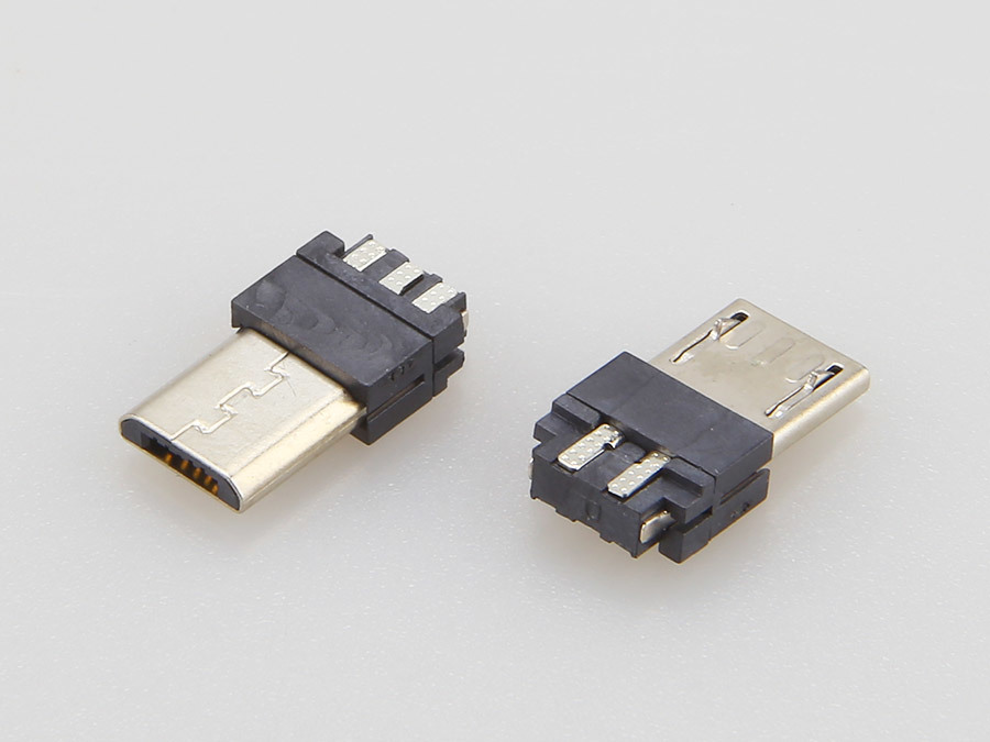 MICRO USB 5M Male Socket Solder Type