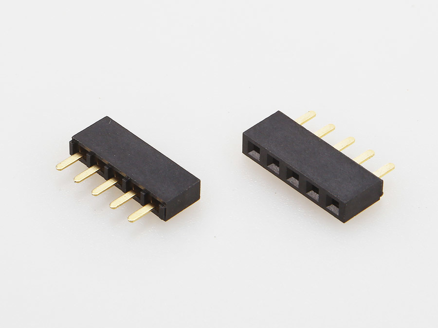 Single row female 2.54PH 5PIN U-type-Y-type DIP 180 degrees