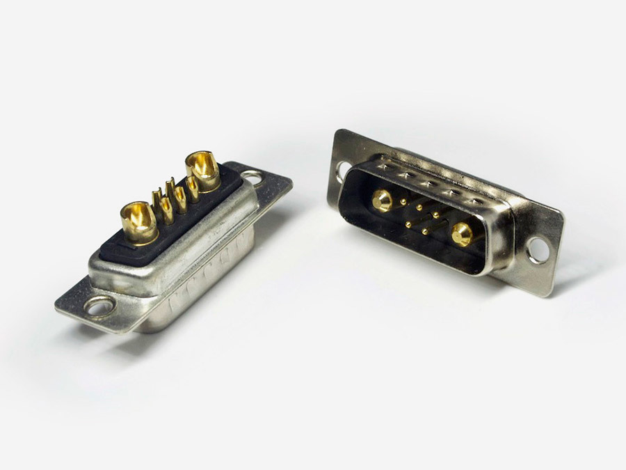 D-SUB 7W2 Male Socket Short Body Solder Type