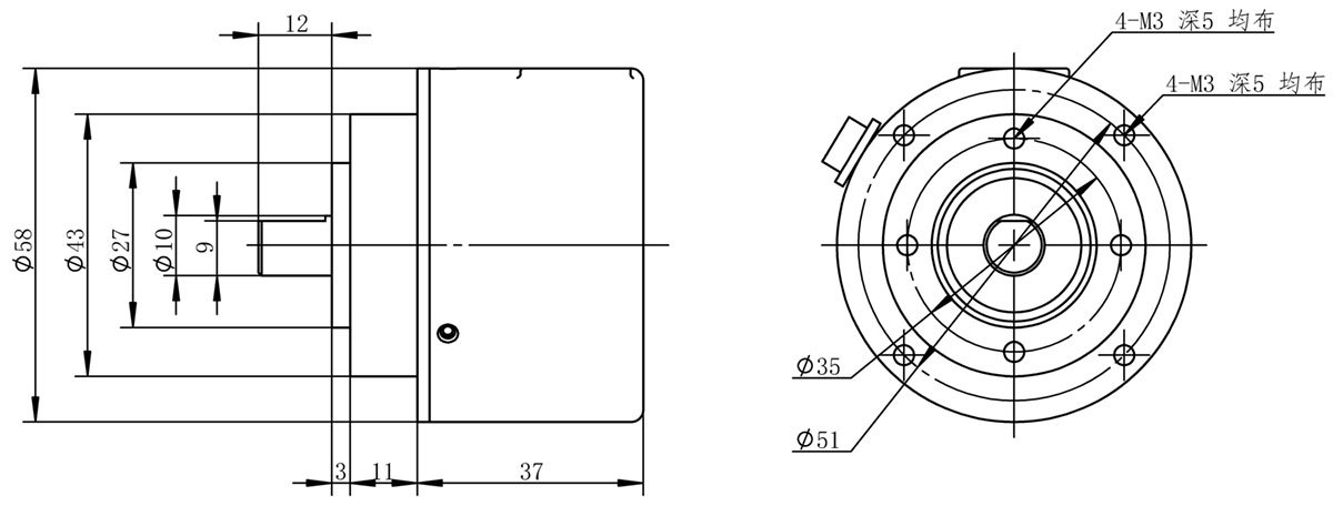 Robot joint encoder