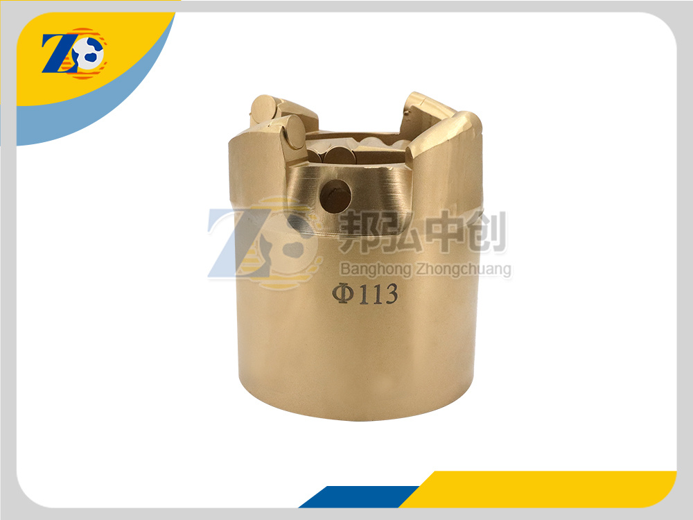 φ113（无扣）四翼金刚石开闭钻头