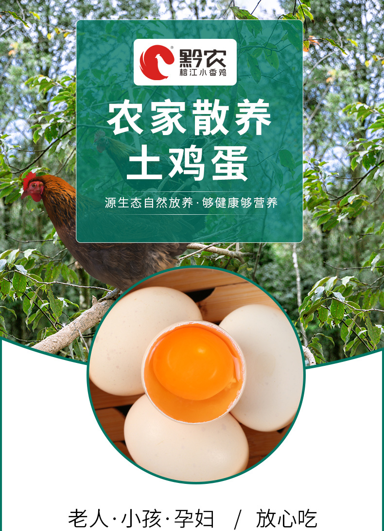 貴州黔東南榕江沉香雞蛋散養土雞蛋30個禮盒裝 鮮雞蛋30個一版