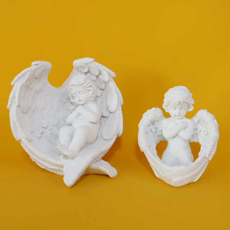 resin angel figurine