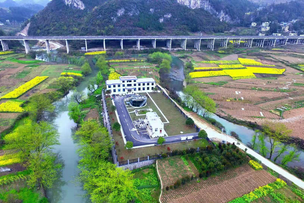 湖北省咸丰县集镇生活污水处理全覆盖PPP项目运营（4000m³/d）