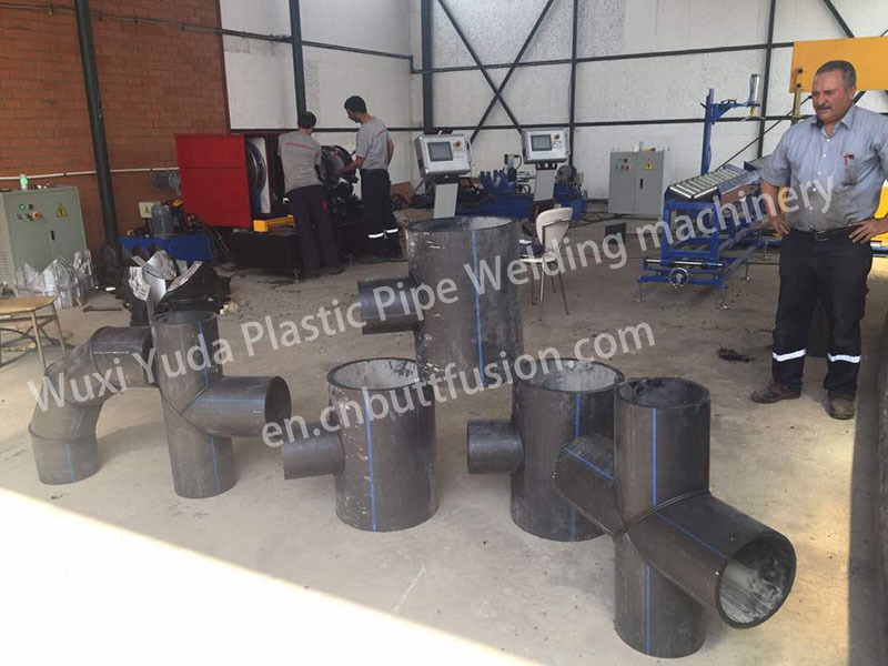 Poly Pipe Workshop Fitting Machines-Plastic Pipe Bandsaw in Turkey