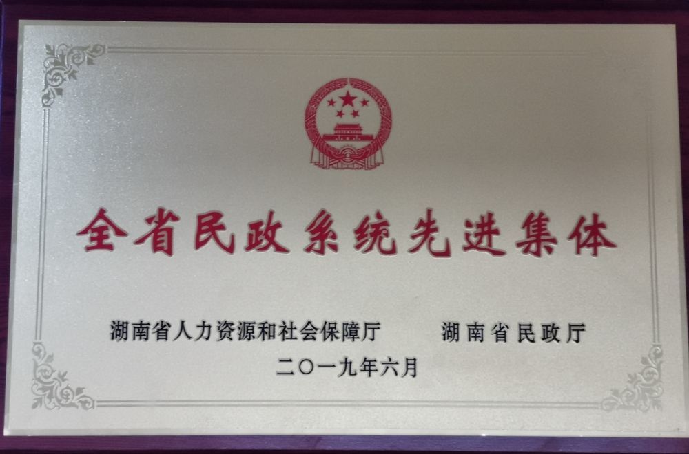全省民政系統先進集體