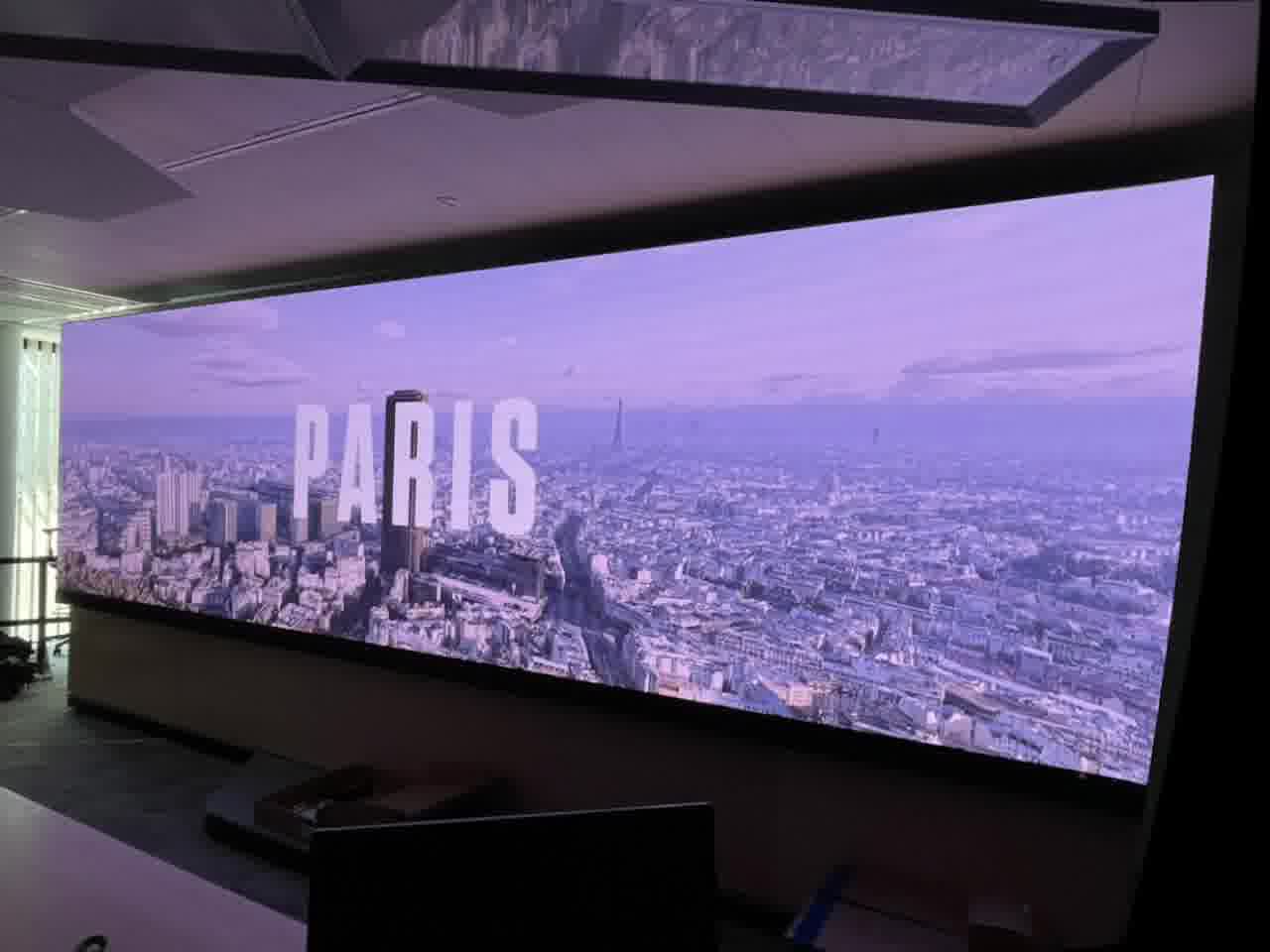 Huge QSTECH 32:9 AIO LED Replaces Telepresence in French MTR