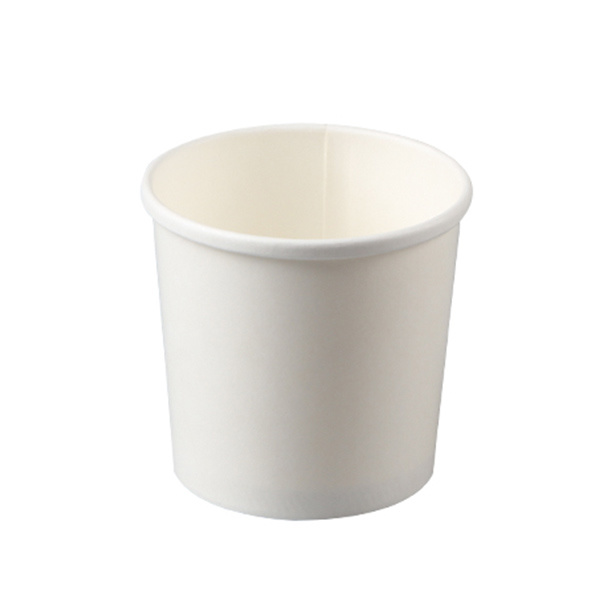 White Paper Soup Cup With Paper Lid-Yanxiyan Paper&Plastic