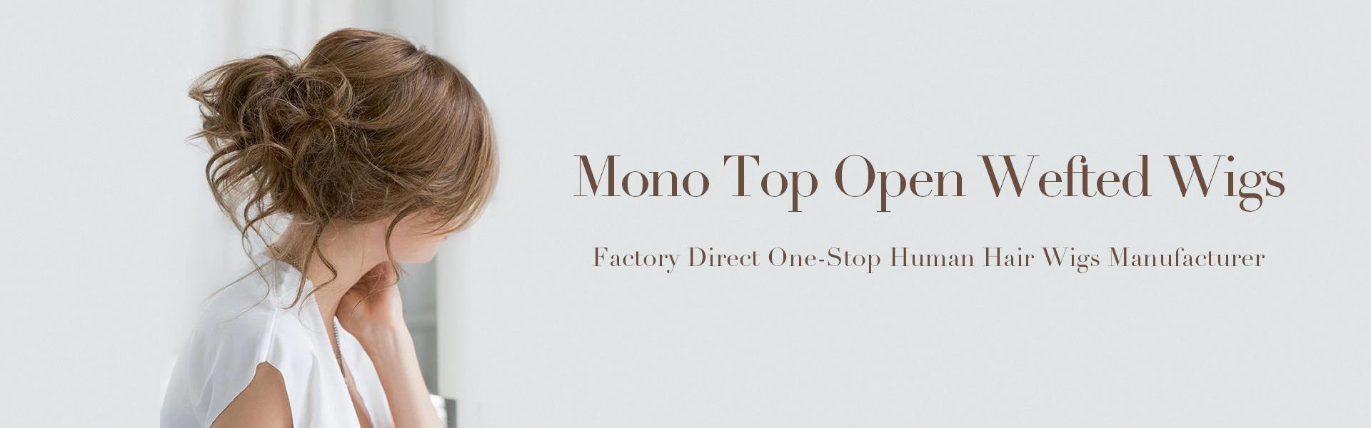 Mono Top Open Wefted Wigs
