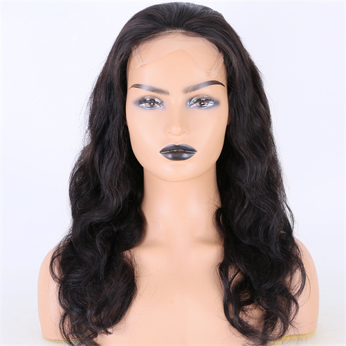 Remy Hair Natural Black 5*5＂ HD Lace Closure Wigs