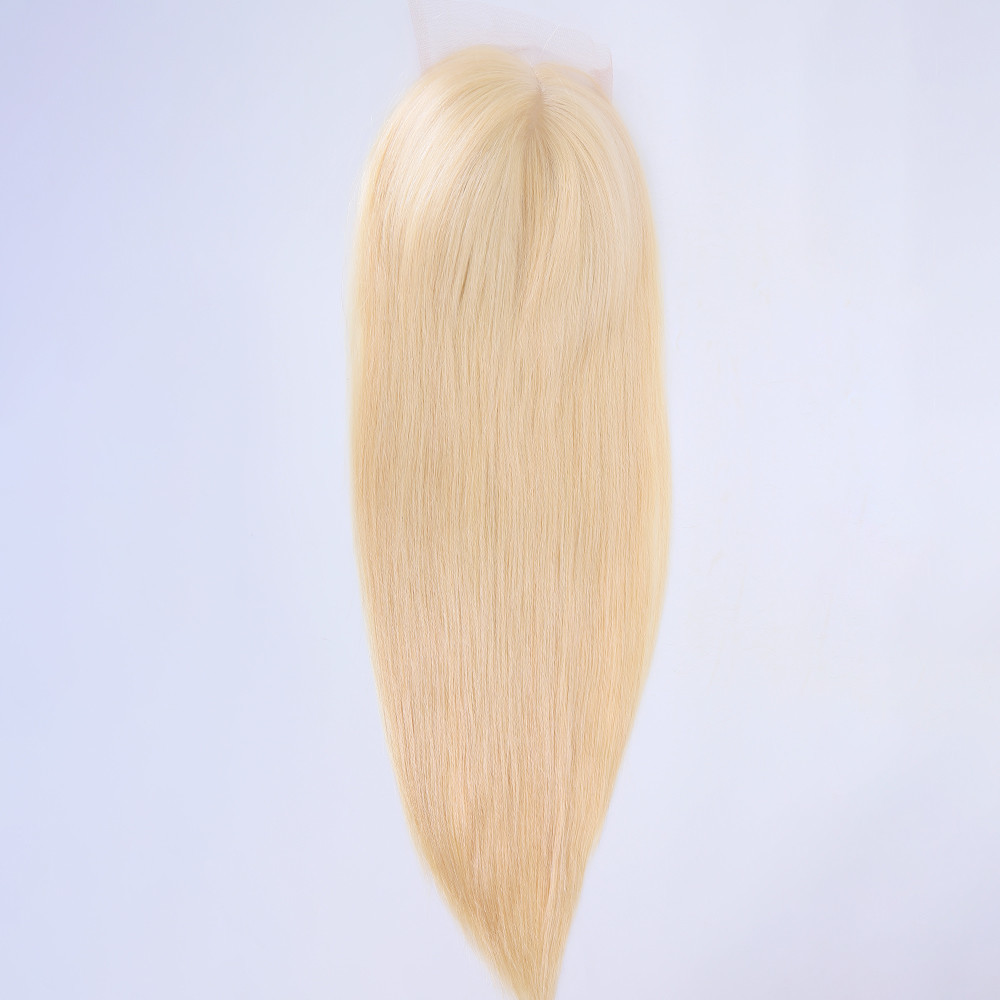 Bleach Blonde 7X8＂Lace Front Toppers