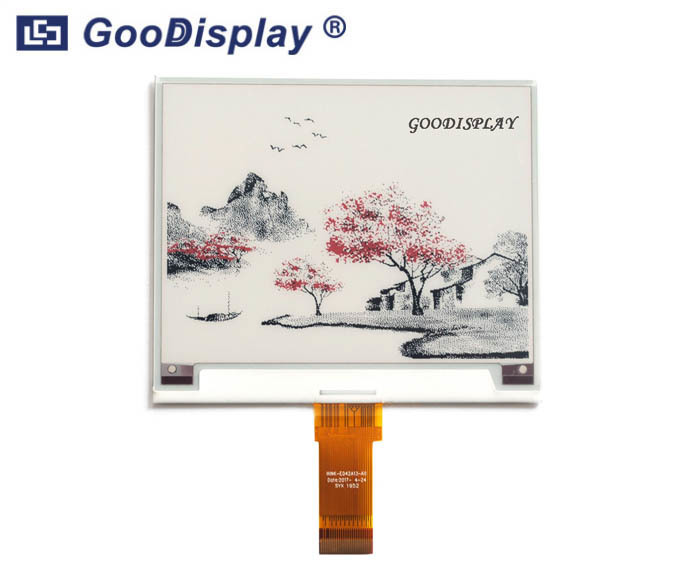 4.2 inch three colors e-paper display red electronic paper screen module, GDEH042Z96