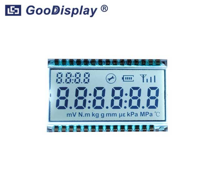 6 digit low temperature LCD screen,GDC0689