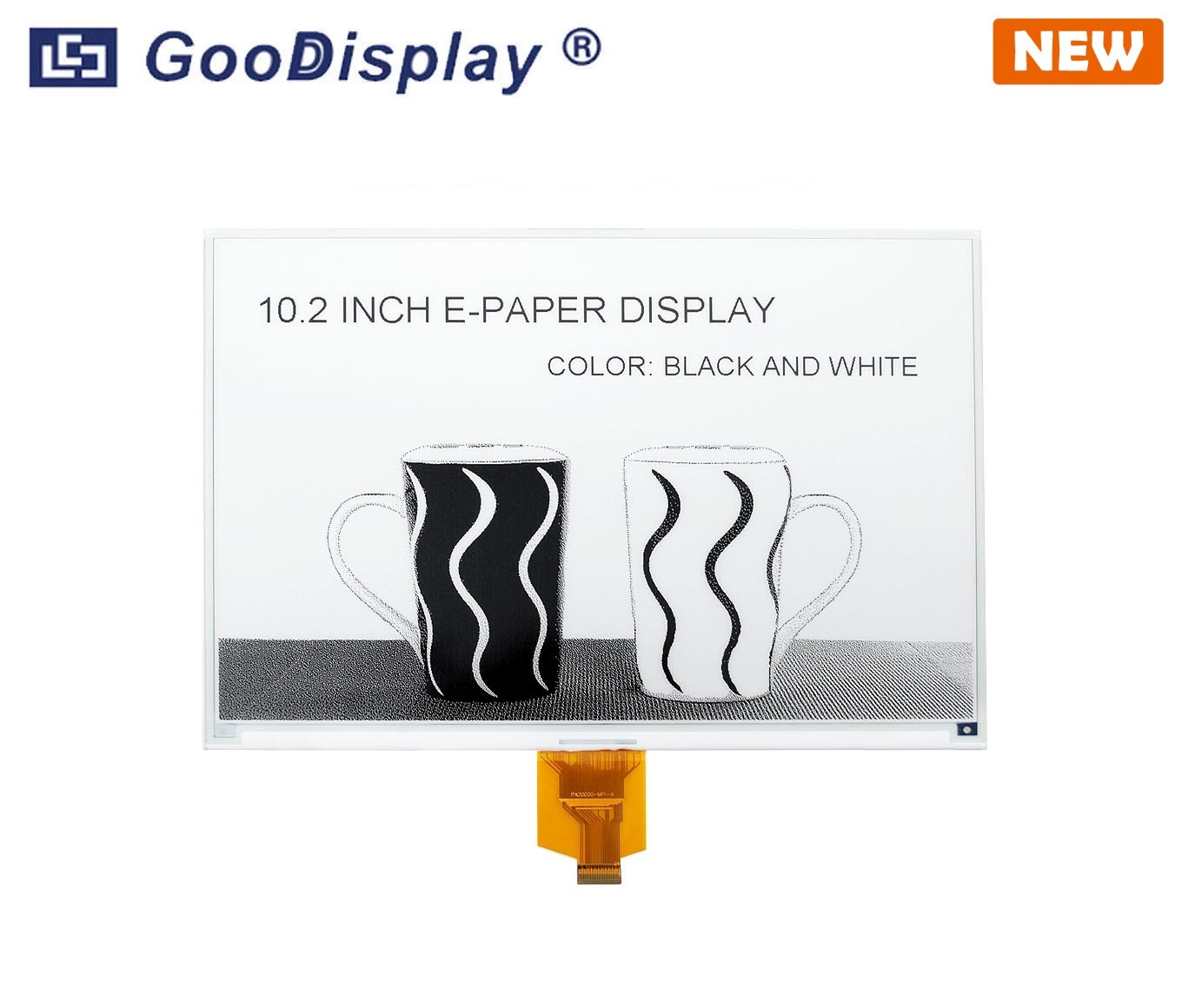 10.2inch large e-paper 960x640 resolution SPI display, GDEQ102T90