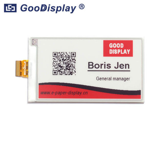3.71 inch Three colors red e-paper display module, GDEW0371Z80(EOL)