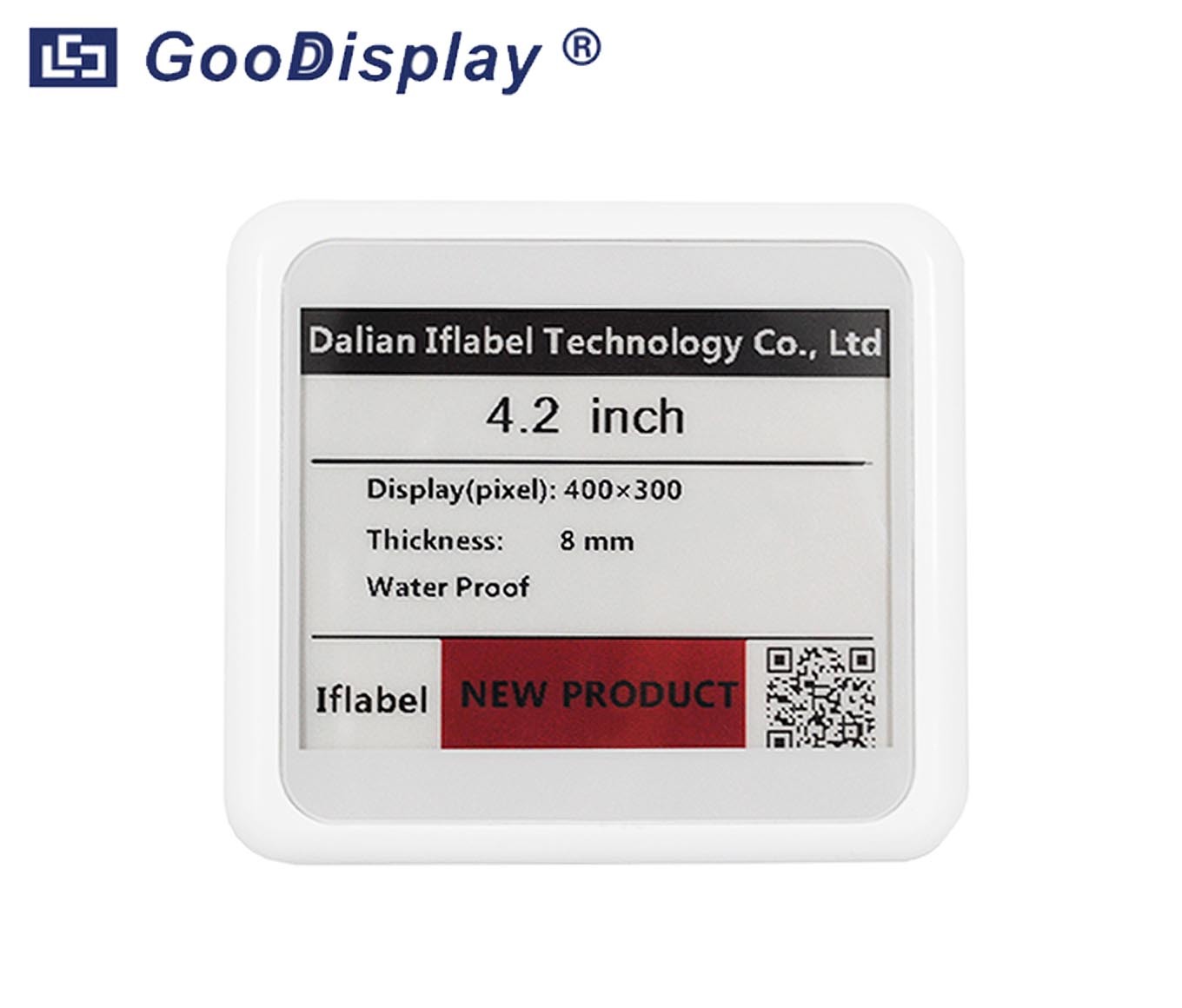4.2 inch Wireless Color E-ink Display Passive NFC ESL Epaper Price tag, No Battery, GDN042R