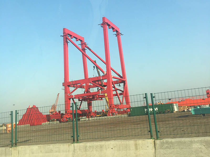 1500t卸船機安裝
