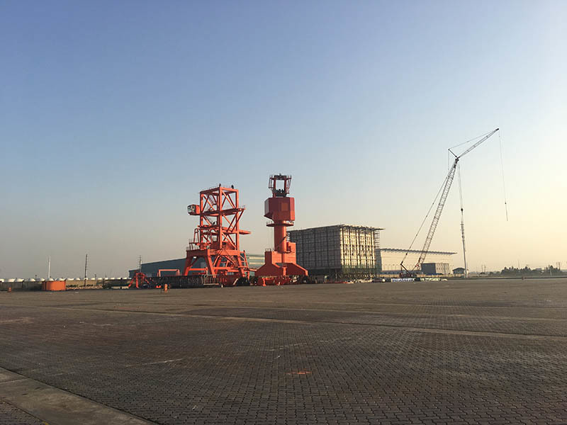 1500t卸船機安裝